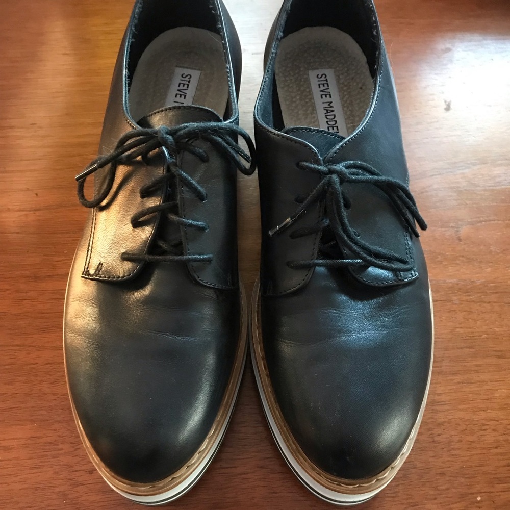 Steve Madden Oxford Platform Shoes size 40